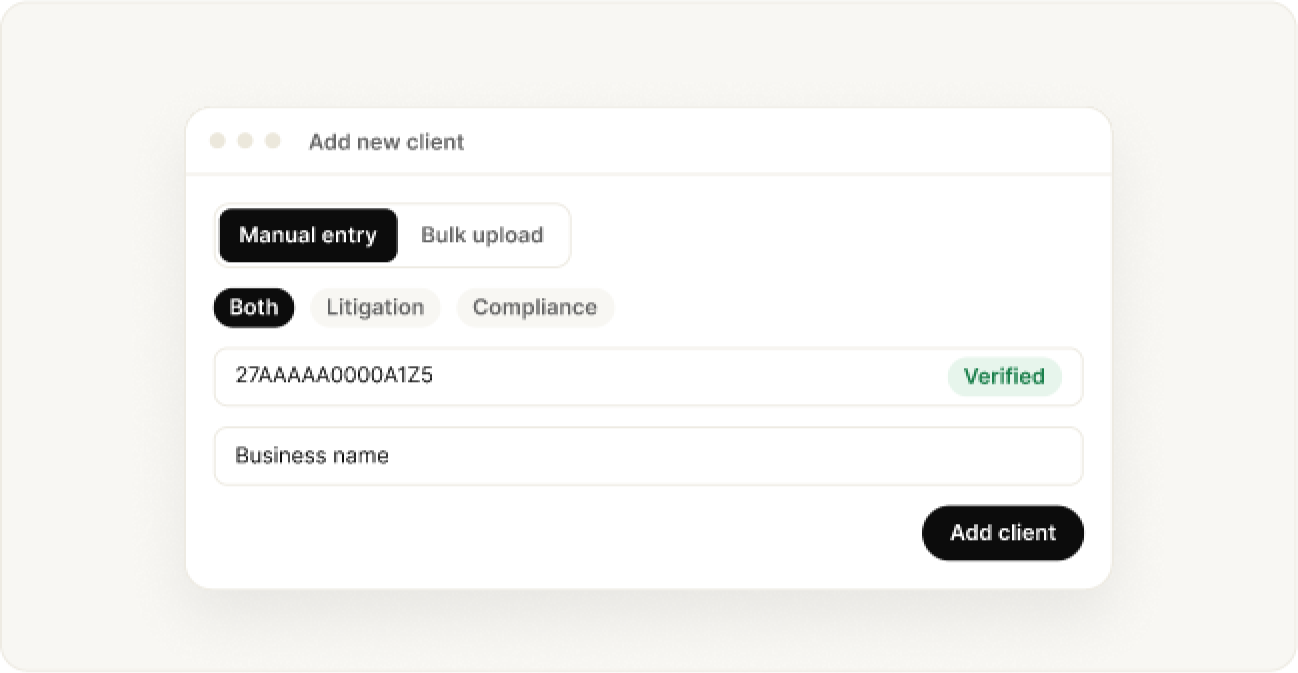 Add a client