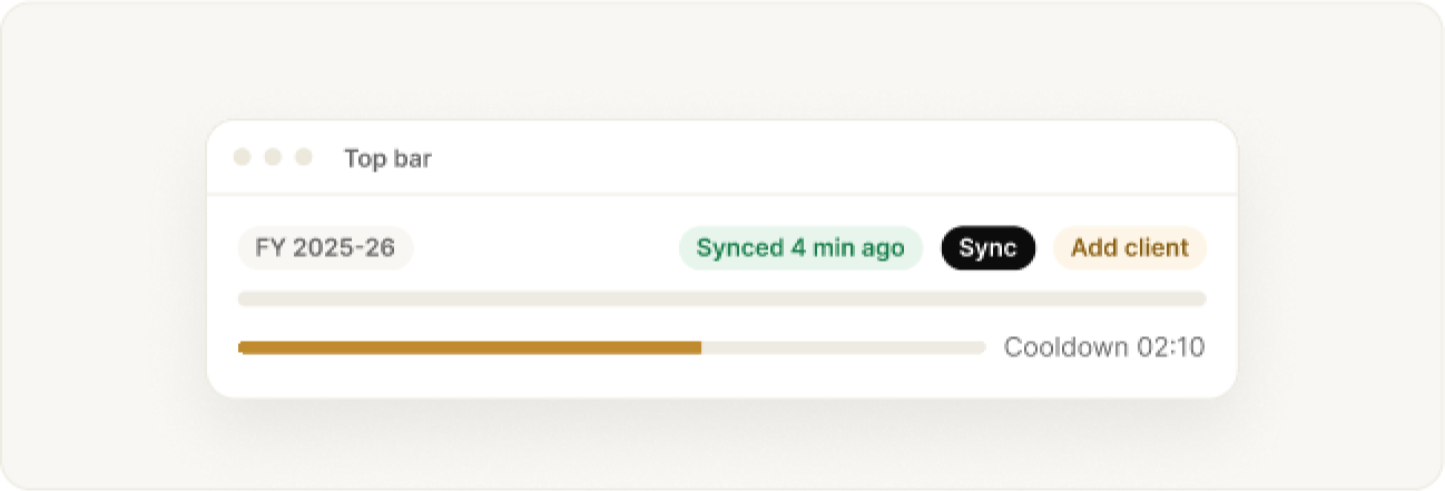 Keep the data fresh with Sync